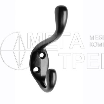 Крючок MALAGA A0, черный GTV