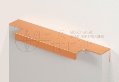 Ручка торцевая RT109SG.1/128/150 (50) Сатиновое золото БОЯРД