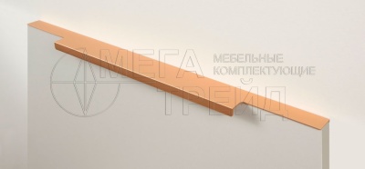 Ручка торцевая RT009SG.1/000/400 сатин золот 400мм БОЯРД