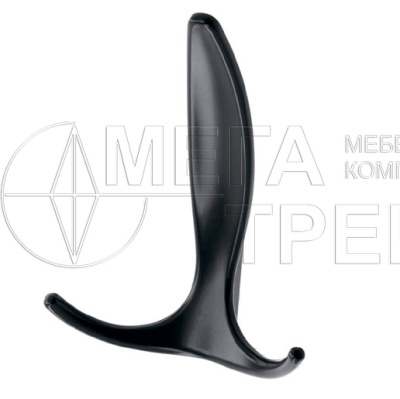 Крючок мебельный WZ-E-018-20M черный матовый GTV