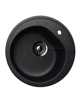Каменная мойка ES-11-308 черный EcoStone