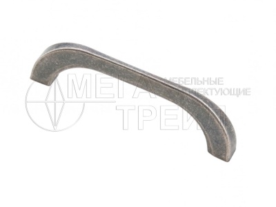 Мебельная ручка RS442BAZ.4/128 черн.старин.цинк 128мм БОЯРД