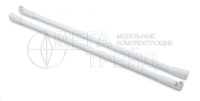 Рейлинг круглый белый на 500мм для ящика СТАРТ SBR08/W/500 БОЯРД