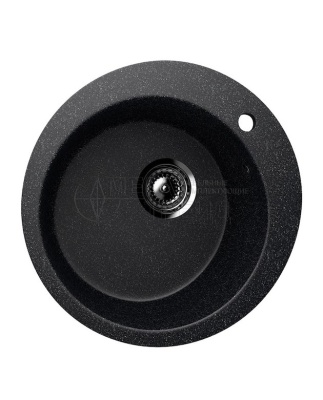 Каменная мойка ES-13-308 черный EcoStone