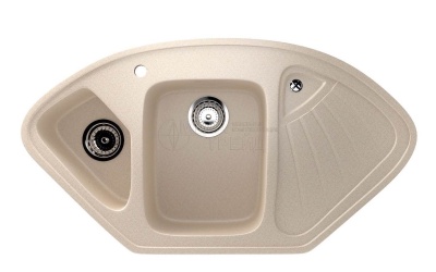 Каменная мойка ES-29-328 бежевый EcoStone