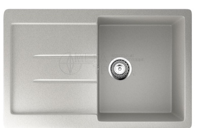 Каменная мойка ES-33-310 серый EcoStone