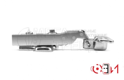 Мини Петля H404B30 (300) полунакладная с доводчиком без планки угол открывания 95 гр., угол установки 90 гр, Clip-on 