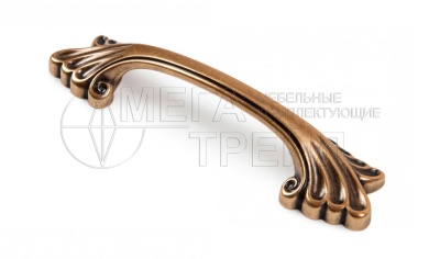 Мебельная ручка RS502AB.1/96 MADONNA Старинная латунь 96мм