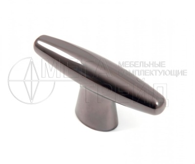 Мебельная ручка кнопка RC304BN.4 черный никель БОЯРД