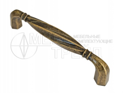 Мебельная ручка  RS452AB.4/128 старинная латунь