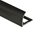 Черный матовый анодированный С-образный профиль  (4,1м) арт.209692-044, 