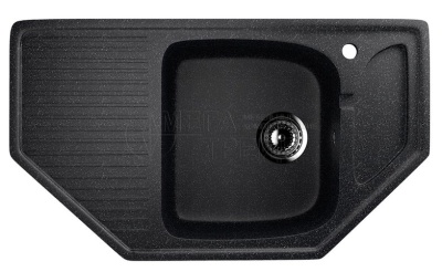 Каменная мойка ES-24-308 черный EcoStone