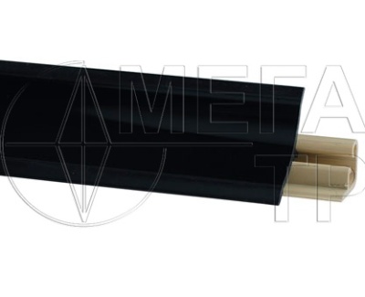 Плинтус для столешниц  "черный матовый" 3,0 м LB-231-6051 KORNER
