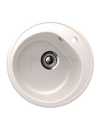 Каменная мойка ES-11-331 белый EcoStone