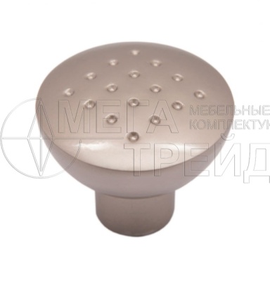 Мебельная ручка кнопка RC014SN.4 (25) Сатиновый никель БОЯРД