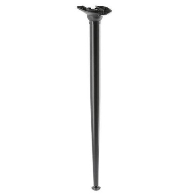 Опора 40х710 складная с верхним креплением с регулировкой наклона и высоты, черный GTV