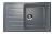 Каменная мойка ES-19-309 темно-серый EcoStone, ECOlogy STONE