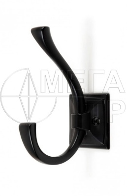 Мебельный крючок K216BL.8 (15) Чёрный матовый БОЯРД