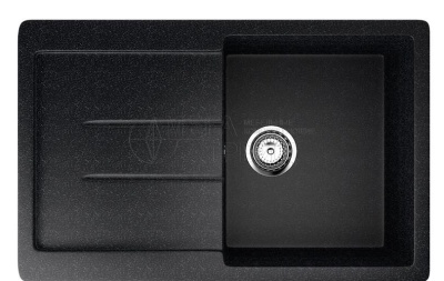 Каменная мойка ES-33-308 черный EcoStone