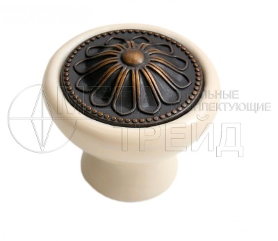 Мебельная ручка CERAMICA RC107AB.4/W (35)