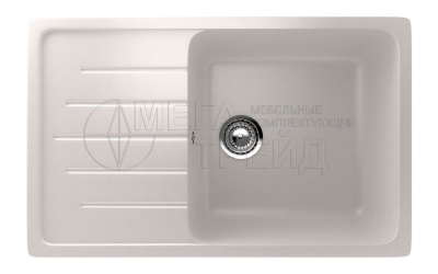 Каменная мойка ES-19-331 белый EcoStone