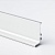 Белый глянец L-образный профиль  (4,1м) арт.209688-022, 