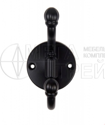 Мебельный крючок K213BL.6 черный БОЯРД