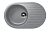 Каменная мойка ES-16-342 графитовый EcoStone, ECOlogy STONE