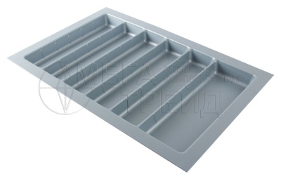 Поддон для столовых приборов, 730x480мм., серый PC01/GR/730x480 (20)