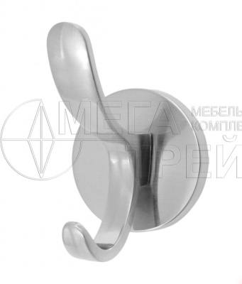 Мебельный крючок  K204.06BSN.8 (10) атласный сатиновый никель БОЯРД Мебельный крючок  K204.06BSN.8 (10) атласный сатиновый никель БОЯРД