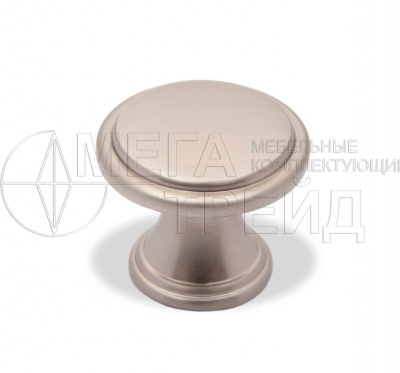 Мебельная ручка кнопка RC302MBSN.4 матовый атласный никель БОЯРД