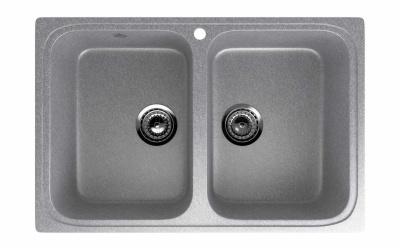 Каменная мойка ES-23-342графитовый EcoStone