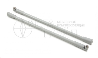 Рейлинг круглый серый на 350мм для ящика СТАРТ SBR08/GR/350 (100) БОЯРД