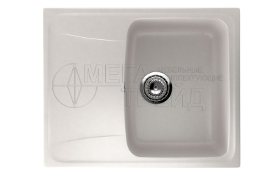 Каменная мойка ES-26-341 молочный EcoStone