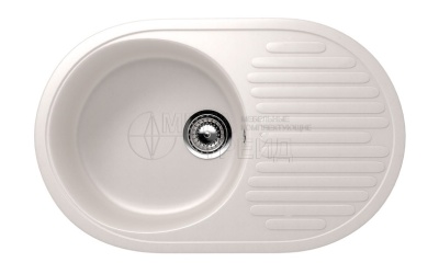 Каменная мойка ES-16-331 белый EcoStone