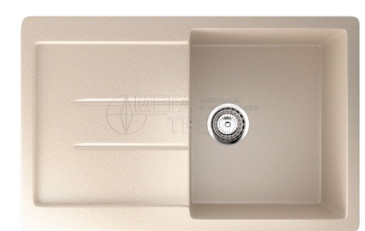 Каменная мойка ES-33-328 бежевый EcoStone