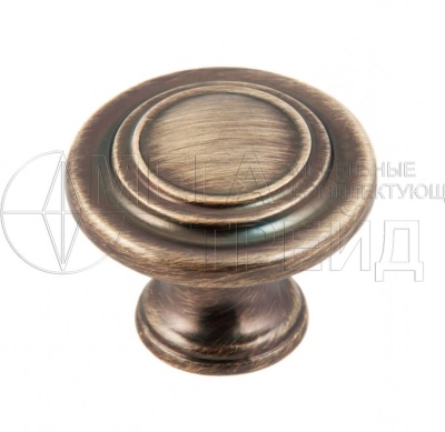 Мебельная ручка MATEO RC037MBAB.4 матовая старинная брашированная бронза БОЯРД