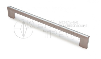 Мебельная ручка RS285BSN/SC.4/224 (25) Сатиновый хром/Атласный сатиновый никель 224мм БОЯРД