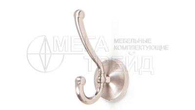 Мебельный крючок K218BSN.9 Атласный никель БОЯРД