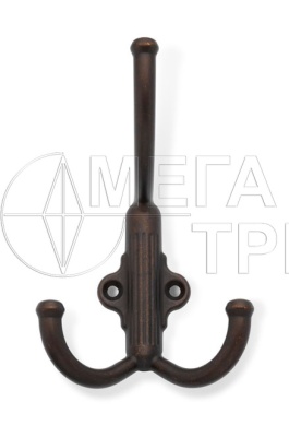 Мебельный крючок K351AC.6 (6) Старинная медь БОЯРД Мебельный крючок K351AC.6 (6) Старинная медь БОЯРД