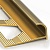 Золото матовый алюминиевый профиль для полок под плиту 16мм (4,1м) арт.209698-120, 