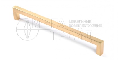 Мебельная ручка RS043MBSG.4/160 матовое брашированное сатиновое золото 160мм БОЯРД