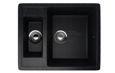 Каменная мойка ES-21-308 черный EcoStone