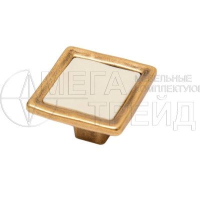 Мебельная ручка-кнопка TOTEM RC113MAB.4/Bg (70) БОЯРД