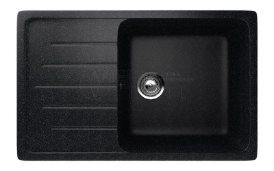 Каменная мойка ES-19-308 черный EcoStone