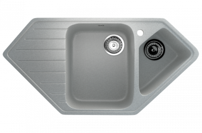 Каменная мойка ES-25-310 серый EcoStone