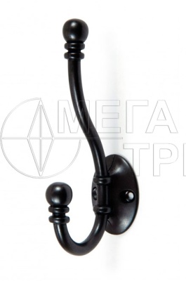 Мебельный крючок K209ABL.6 (25) Старинный чёрный БОЯРД Мебельный крючок K209ABL.6 (25) Старинный чёрный БОЯРД