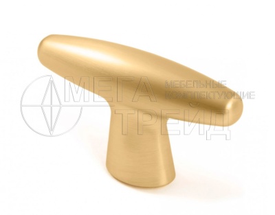 Мебельная ручка кнопка RC304MBSG.4 (25) Матовое брашированное сатиновое золото БОЯРД