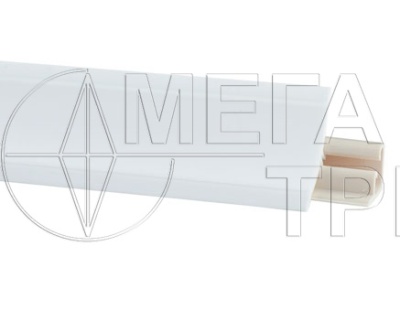 Плинтус для столешниц  "белый" 3,0 м LB-23-600 KORNER