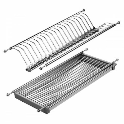 Посудосушитель с поддоном 560мм нерж сталь (LE600) OC-A0160-06